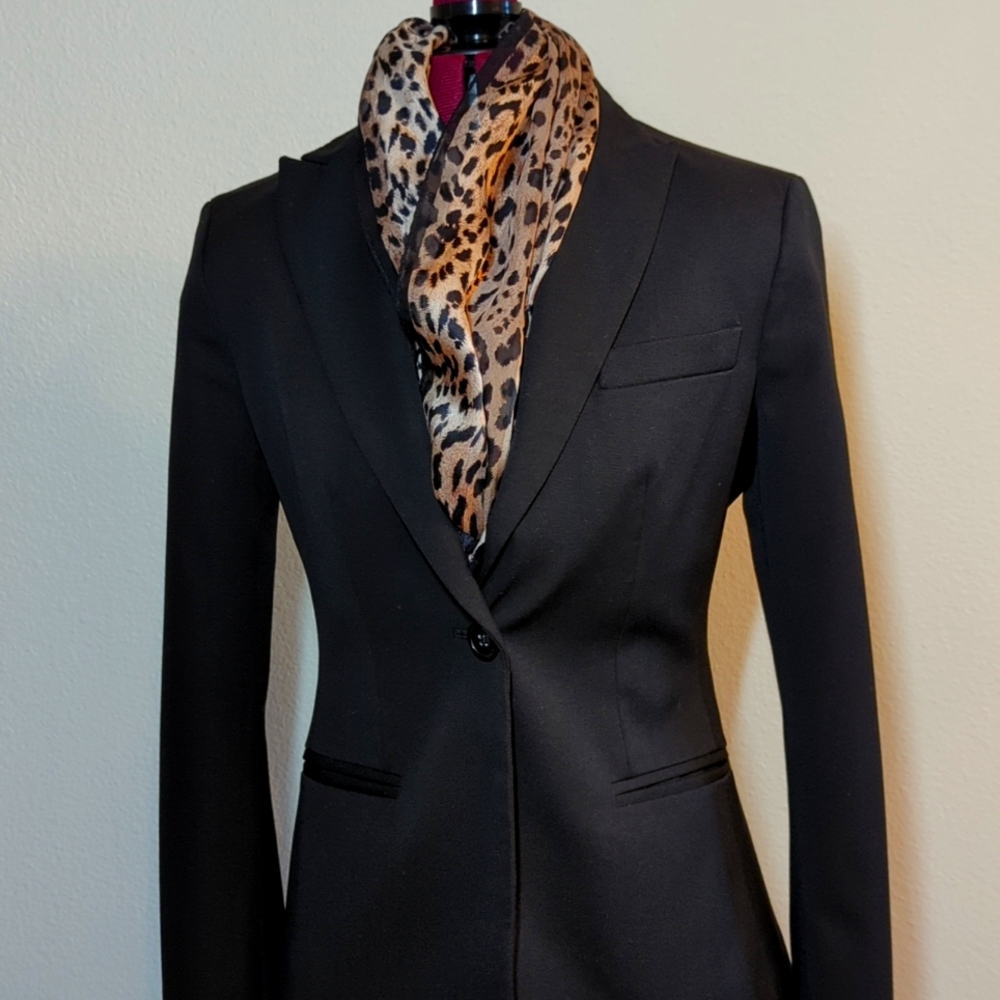 Express jacket black one button blazer jacket✨ lined pockets women 0 classic